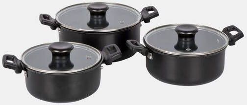 Bo-Camp Bo Camp Ind Pannenset Diller Carbonstaal 3DLG Donkergrijs