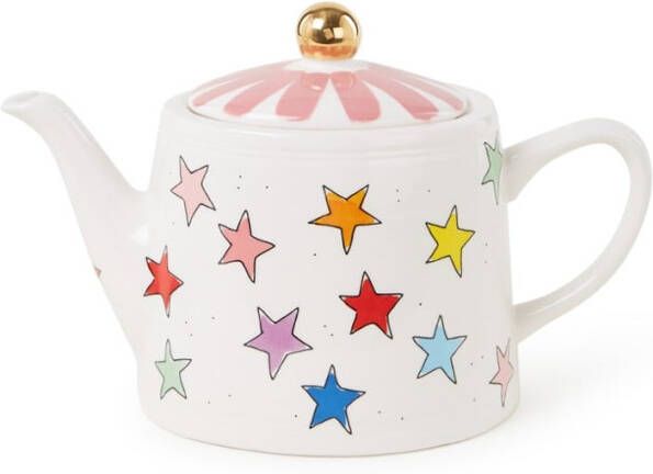 Blond Amsterdam Even Bijkletsen Star Mix theepot 1, 5 liter