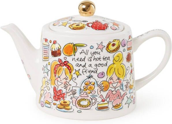 Blond Amsterdam Even Bijkletsen You and me theepot 1, 5 liter