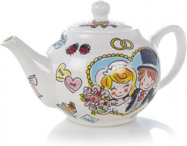 Blond Amsterdam Specials Bride & groom theepot 1, 5 liter