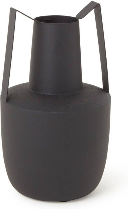 Bloomingville Vaas Itamar Zwart 20.5 x 12.5 x 12.5
