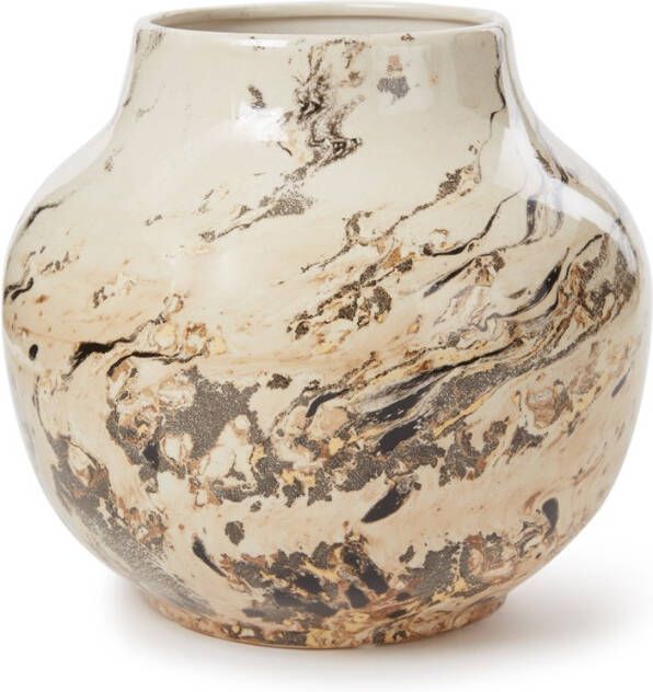 Bloomingville Janka Vaas Bruin Steen