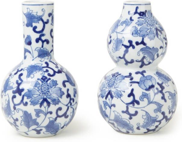 &Klevering Dutch Delight vaas 20 cm set van 2