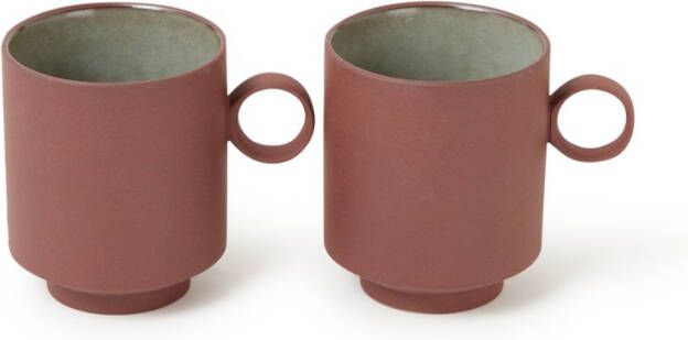 HKliving Koffiekopje Bold & Basic Ceramics Set van 2