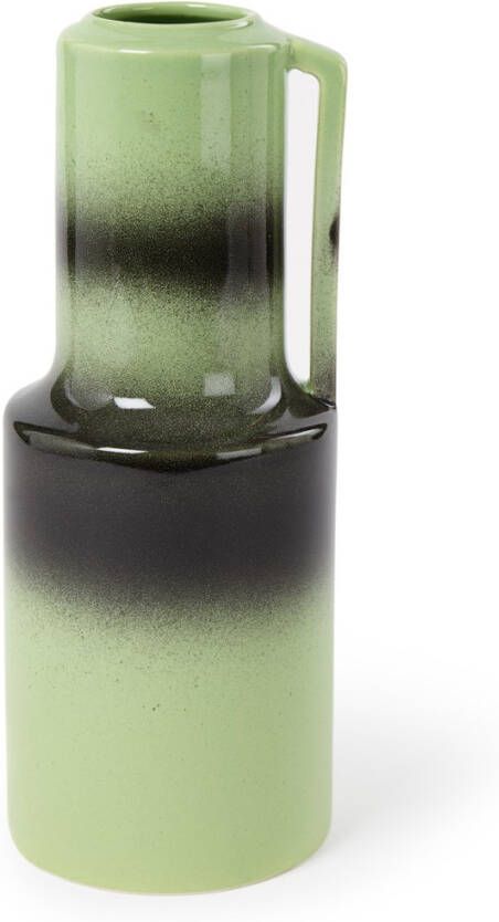 HKliving Vaas Groen met handvat The Emeralds keramiek