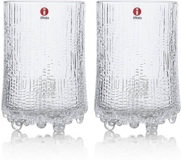 Iittala Ultima Thule Bierglas 380 ml Set van 2 Helder