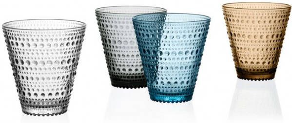 Iittala Kastehelmi Glas 30 cl Set van 2 Regenblauw