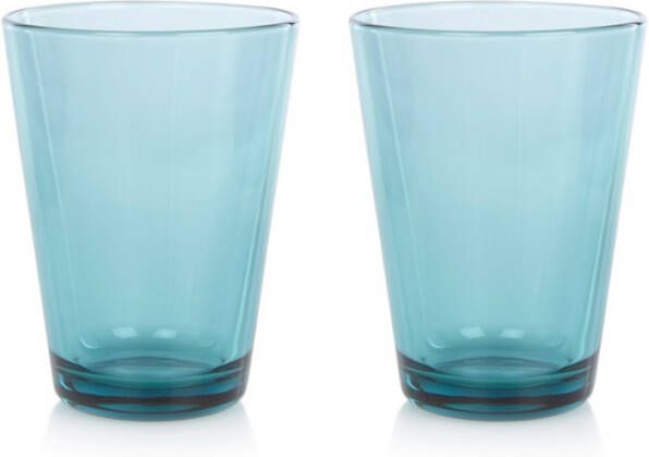 Iittala Kartio glas 40cl zeeblauw 2 stuks