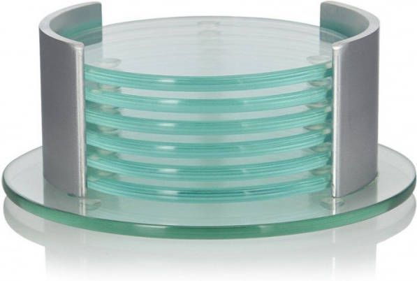 Leonardo Spirit Onderzetters In Houder 6 Stuks