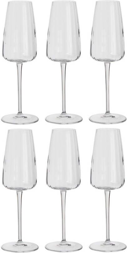 Luigi Bormioli Accademia Prosecco champagneglas 21 cl set van 6