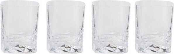 Luigi Bormioli On the Rocks whiskyglas 40 cl set van 4