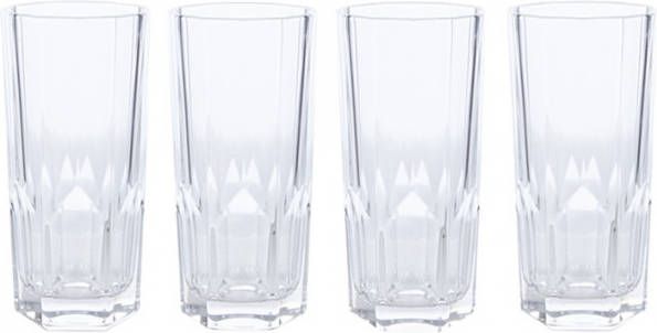 Nachtmann Aspen Longdrinkglazen Set 4 Delig Hoog Model 30.9 Cl