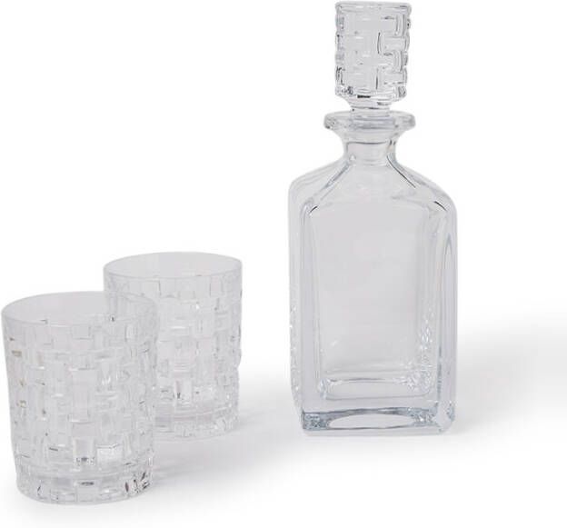 Nachtmann Bossa Nova whisky karaf met glazen 3 delig
