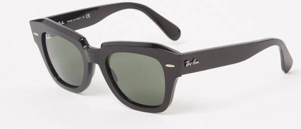 Ray-Ban State Street gepolariseerde zonnebril Ray Ban, Zwart, Dames