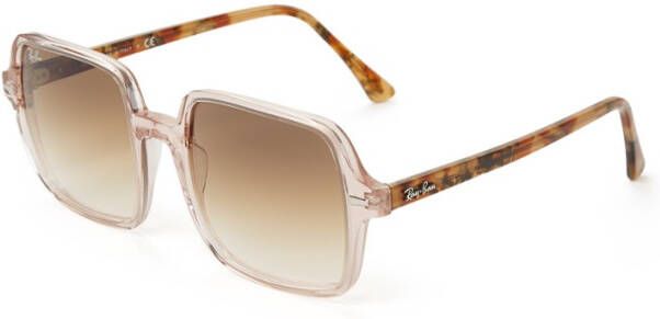 Ray-Ban Vierkant II gepolariseerd Ray Ban, Bruin, Dames