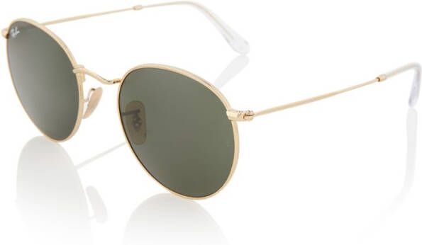 Ray-Ban Round Flash Lenses Polarized Ray Ban, Geel, Dames
