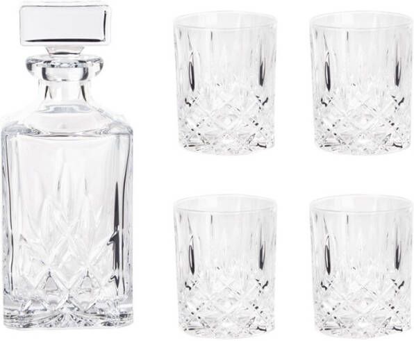 Royal Doulton Whiskey karaf met glazen set van 5