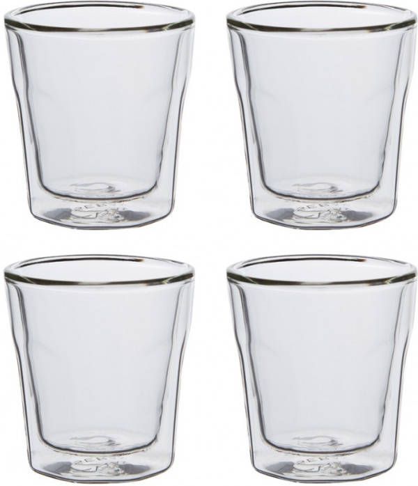 Serax Double Wall espressokopje 10 cl set van 4