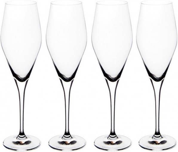 Villeroy & Boch La Divina champagneflû, te 26 cl set van 4