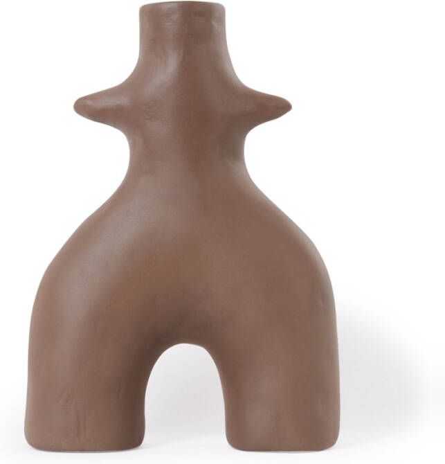 vtwonen Ecomix Twig Vaas Medium Warm Brown