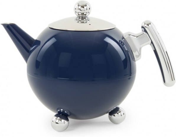 Bredemeijer Duet Bella Ronde Theepot 1, 2 L Oxford Blue
