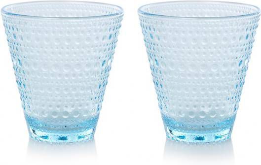 ruilen regen Afhankelijkheid Iittala Kastehelmi Glas 300 ml Set van 2 Lichtblauw - Glazen.shop