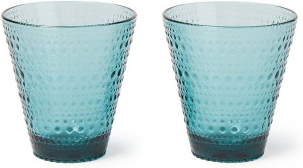Iittala Kastehelmi Waterglas 0, 30 l Zeeblauw, per 2 online kopen