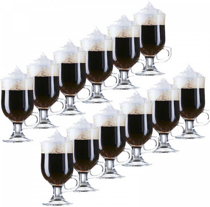Arcoroc 12x Irish Coffee Glazen Transparant 240 Ml Opal Koffie En Theeglazen
