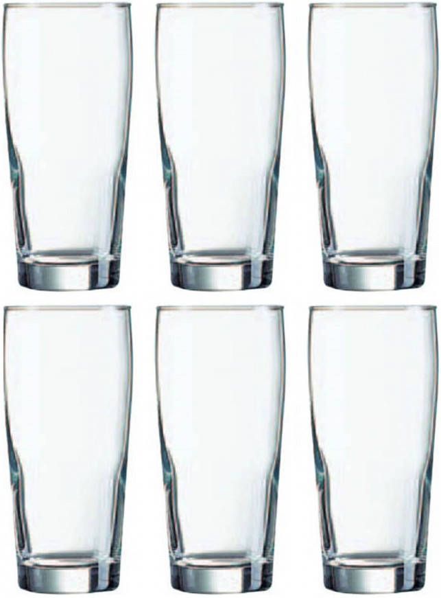 Arcoroc 12x Stuks Fluitjes Bierglazen 400 Ml Bierglazen
