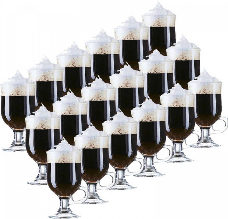 Arcoroc 18x Irish Coffee Glazen Transparant 240 Ml Opal Koffie En Theeglazen