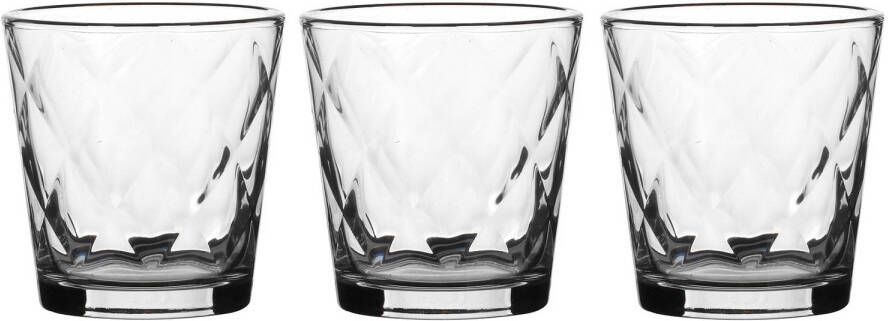 Bormioli Rocco 3x Kaleido Waterglazen Set 240 Ml Transparant Drinkglazen