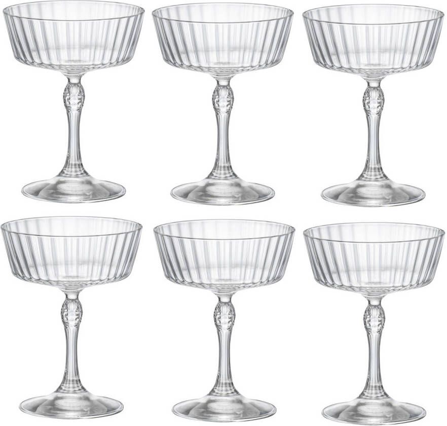Bormioli Rocco Cocktailglazen America 20&apos, s 270 Ml 6 Stuks