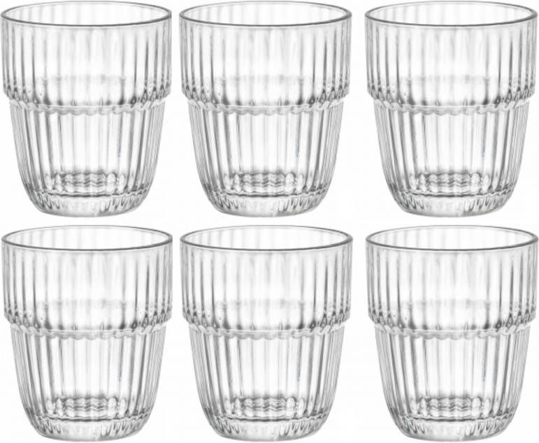 Bormioli Rocco Cocktailglazen/Whiskey Glazen/Waterglazen Barshine 395 Ml 6 Stuks