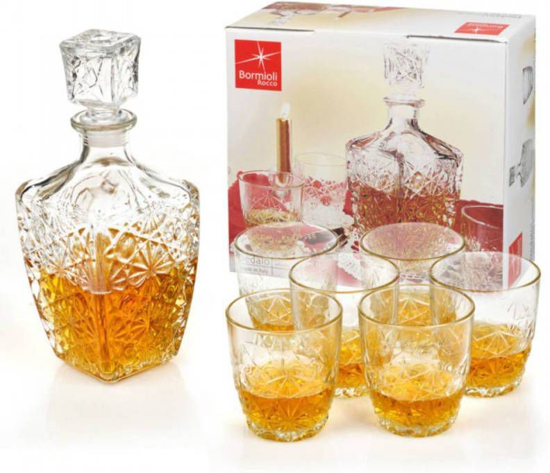 Bormioli Rocco Dedalo Whisky Set(7 delig )