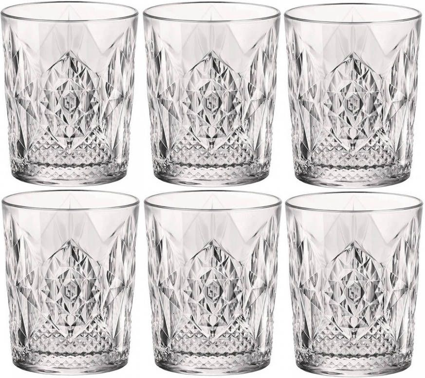Bormioli Rocco Set Van 12x Stuks Tumbler Waterglazen/whisyglazen/drinkglazen Transparant 390 Ml Whiskeyglazen