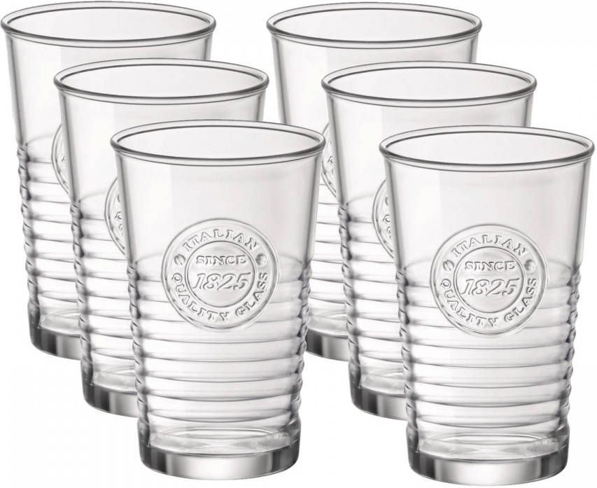 Bormioli Rocco Set Van 6x Stuks Waterglazen/drinkglazen Transparant 300 Ml Drinkglazen