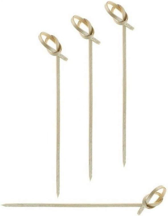 Shoppartners Bamboe Prikkers 200x Stuks 9, 5 Cm Prikkers(Sate )