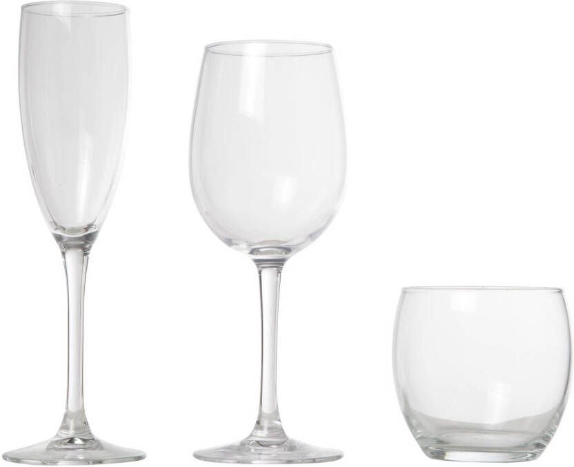 Cosy & Trendy Glazenset Cardinal 18 delig