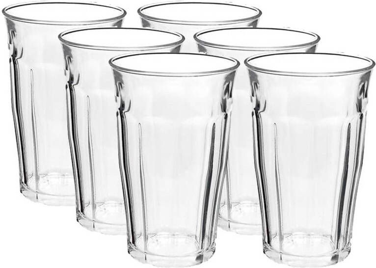 Duralex 12x Longdrinkglazen Transparant 360 Ml Picardie Longdrinkglazen