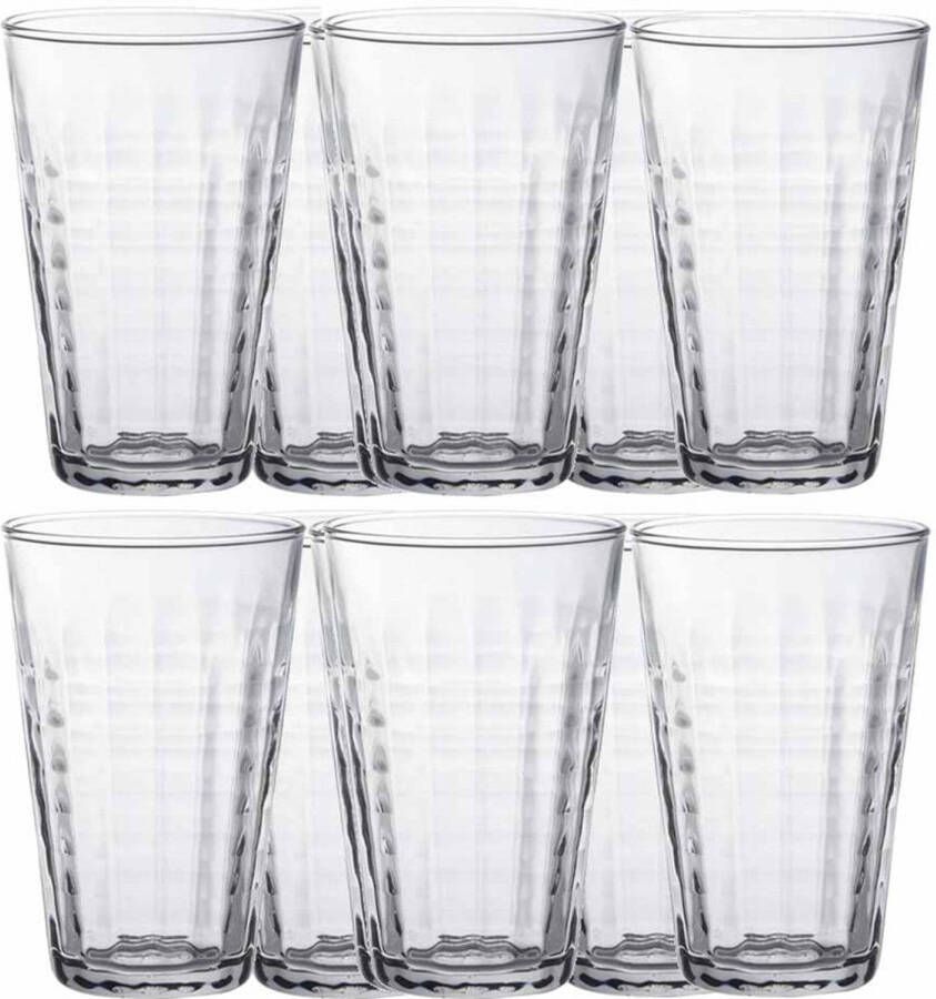 Duralex 18x Longdrink Glazen Transparant 330 Ml Prisme Drinkglazen