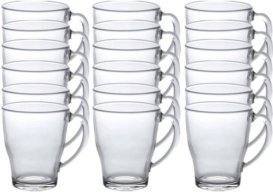 Duralex 24x Theeglazen/koffieglazen Transparant 350 Ml Cosy Koffie En Theeglazen