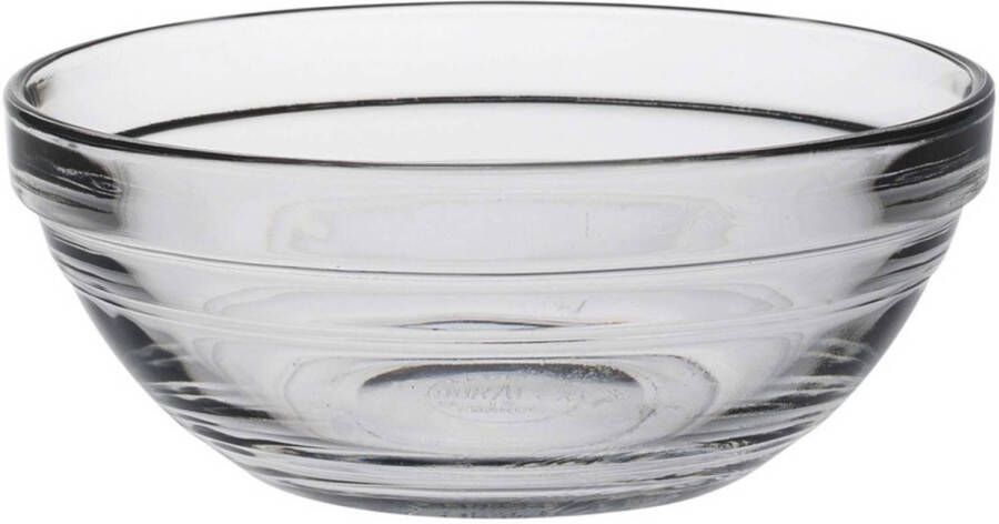 Duralex 6x Kleine Dessertschaaltjes Rond Van Glas 12 X 4.9 Cm 310 Ml Serveerschalen