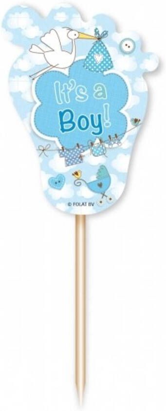 Folat Cocktailprikkers Geboorte Jongen 24 Stuks
