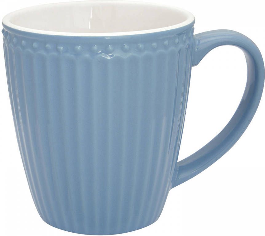 GreenGate Koffiemok Alice Nordic Sky Blauw 300 Ml H 10 Cm Ø 9.5 Cm