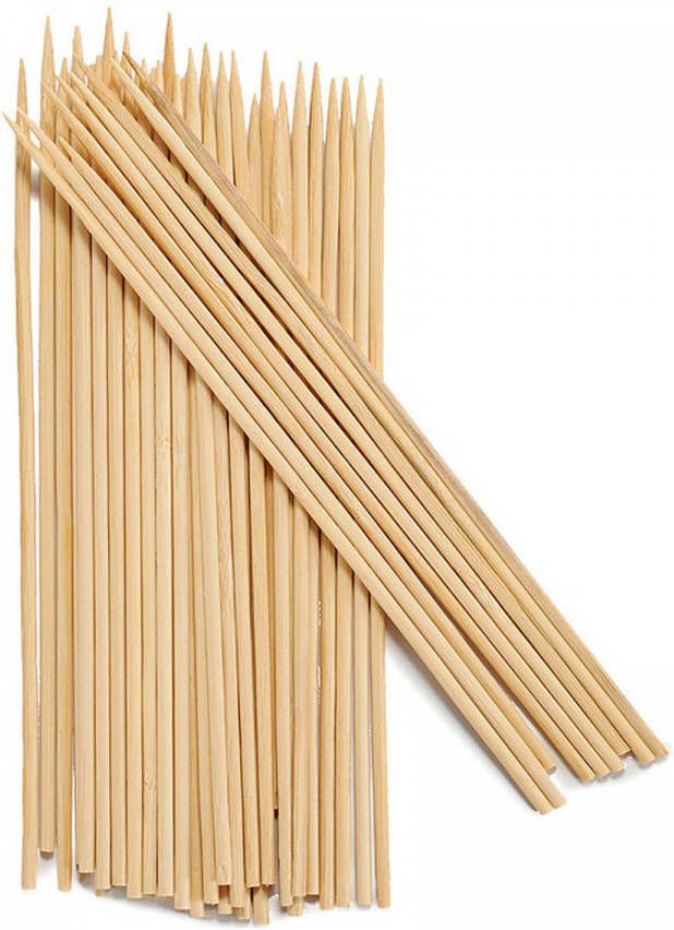 Kinvara Zakje Met 170x Bbq Sateprikkers Hout 15 Cm Prikkers(Sate )