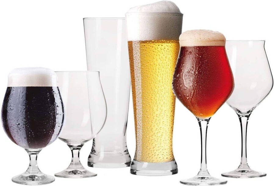 Krosno Bierglazen Speciaal Bier Brewery Collection 500 Ml 6 Stuks