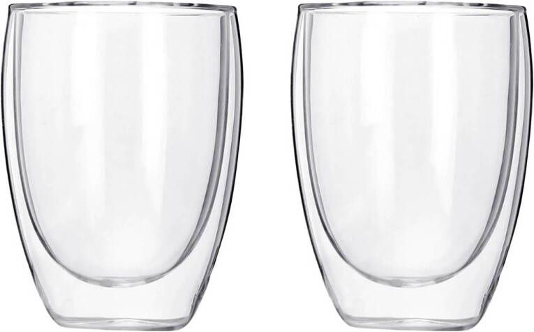Krumble Koffie glas dubbelwandig 300ml set van 2