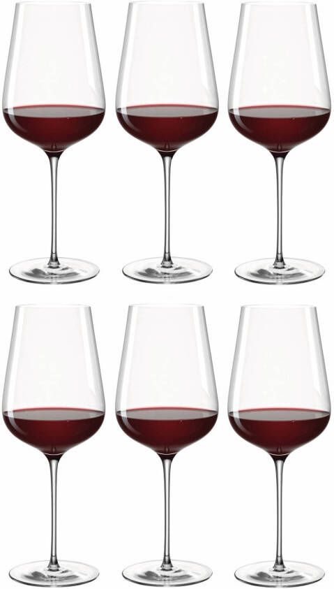 Leonardo Rode Wijnglazen Brunelli 740 Ml 6 Stuks