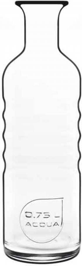 Luigi Bormioli 1x Glazen Water Karaffen Van 750 Ml Optima Karaffen