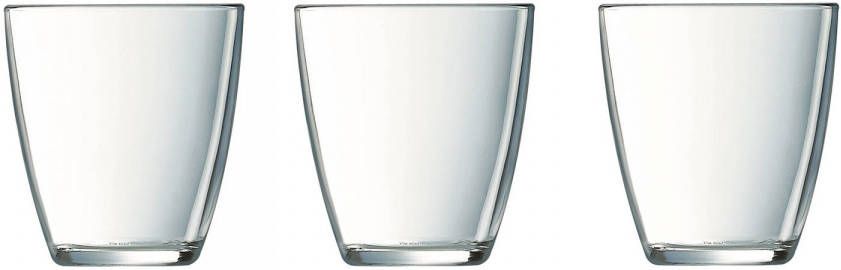 Luminarc 12x Stuks Waterglazen/drinkglazen 250 Ml Drinkglazen